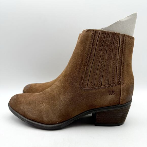 Josef Seibel Womens Daphne 44 Booties EU 38 US 7-7.5M Brown Velour Leather NWOB - Picture 9 of 13